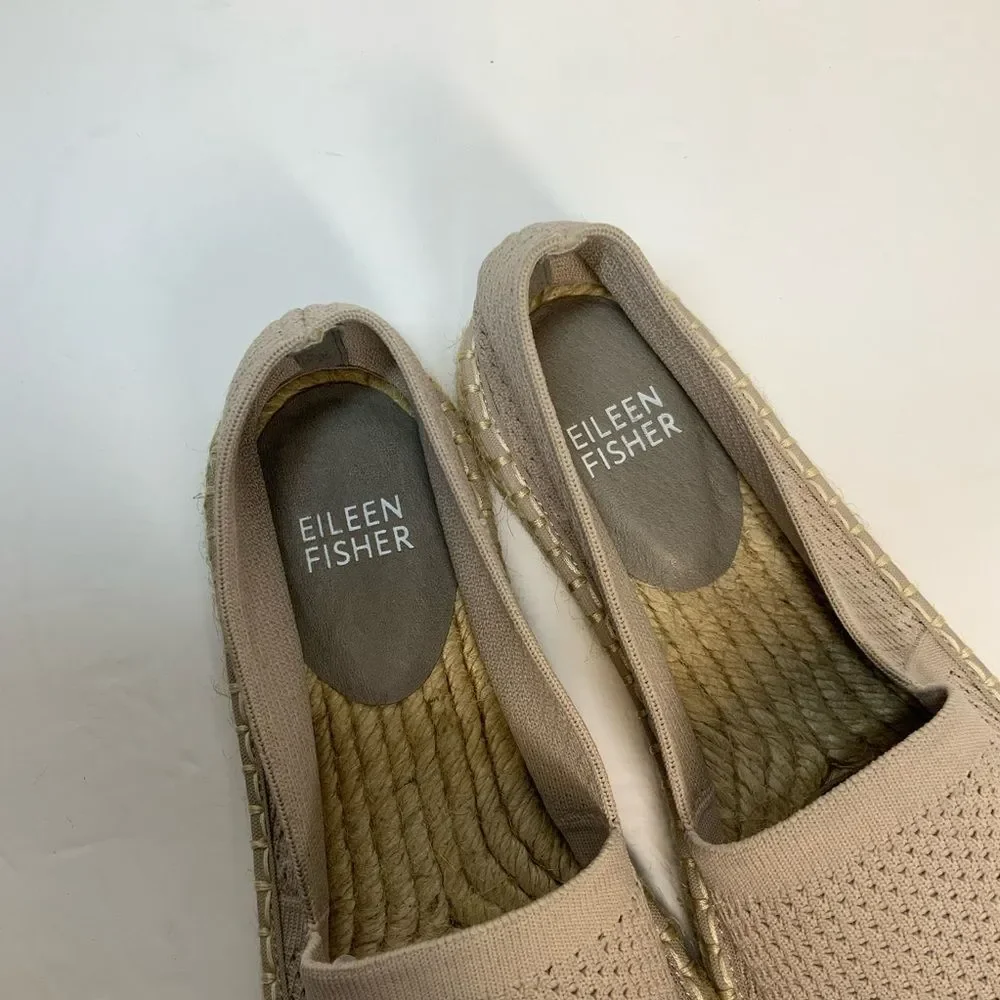 Eileen Fisher Live Knit Espadrille Flats Size 6 NWOT